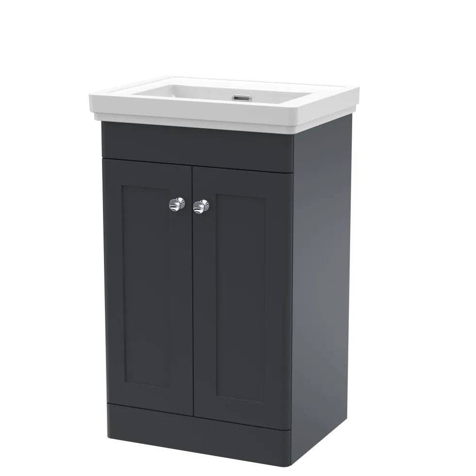 Butler & Rose Ophelia 500mm Floorstanding 2 Door Vanity Unit & Basin