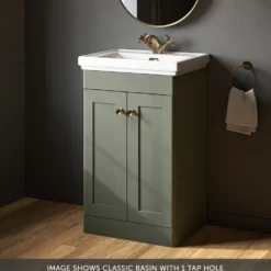 Butler & Rose Ophelia 500mm Floorstanding 2 Door Vanity Unit & Basin