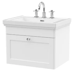 Butler & Rose Ophelia 600mm Wall Mounted 1 Drawer Vanity Unit & Basin