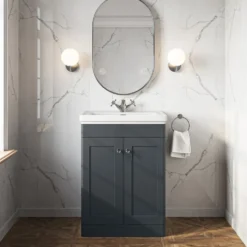 Butler & Rose Ophelia Traditional Toilet & 600mm Floorstanding Vanity Unit Bathroom Suite