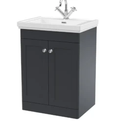 Butler & Rose Ophelia Traditional Toilet & 600mm Floorstanding Vanity Unit Bathroom Suite