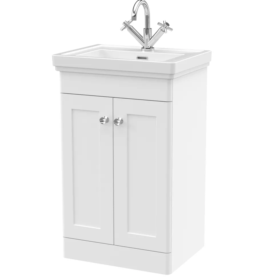 Butler & Rose Ophelia Traditional Toilet & 500mm Floorstanding Vanity Unit Bathroom Suite