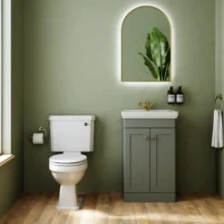 Butler & Rose Ophelia Traditional Toilet & 500mm Floorstanding Vanity Unit Bathroom Suite