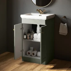 Butler & Rose Ophelia Traditional Toilet & 500mm Floorstanding Vanity Unit Bathroom Suite