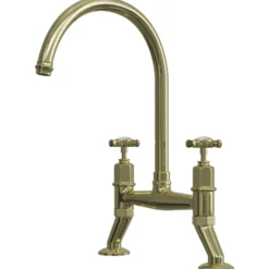 Butler & Rose Rosalyn Crosshead Kitchen Bridge Kitchen Mixer Tap