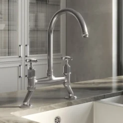 Butler & Rose Rosalyn Crosshead Kitchen Bridge Kitchen Mixer Tap