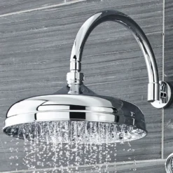 Butler & Rose Victoria 300mm Traditional Fixed Apron Shower Head & Arm