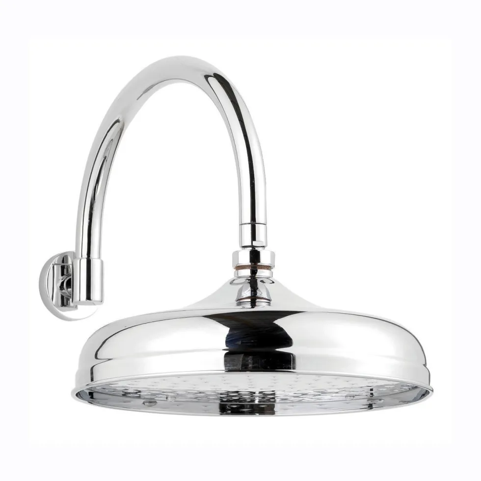Butler & Rose Victoria 300mm Traditional Fixed Apron Shower Head & Arm