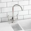 Butler & Rose Victoria Traditional Polished Chrome Mono Kitchen Mixer and Complete Filter Kit