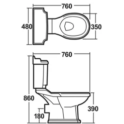 Butler & Rose Winston Complete Traditional Bathroom Suite