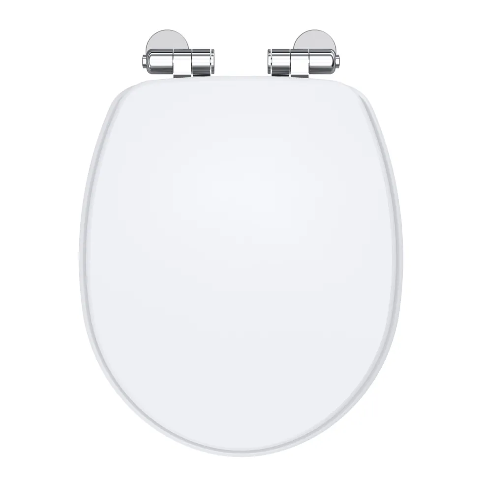 Butler & Rose Winston Soft Close White Gloss Toilet Seat - Gloss White