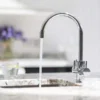 Caple Ardor Puriti Triple Lever Mono Kitchen Mixer & Cold Filtered Water Tap - Chrome