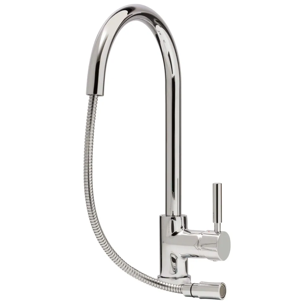Caple Aspen Single Lever Pull Out Mono Kitchen Mixer - Chrome