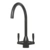 Caple Avel Twin Lever Mono Kitchen Mixer - Blackened Copper