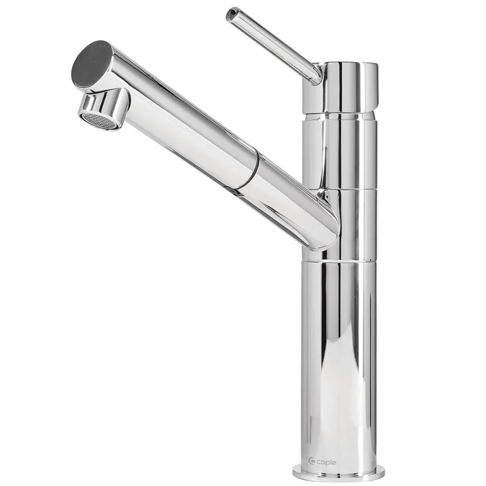Caple Brookline Single Lever Pull Out Mono Kitchen Mixer - Chrome