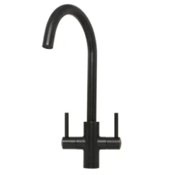 Caple Lamar Twin Lever Mono Kitchen Mixer - Blackened Copper