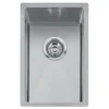 Caple Mode 0.5 Bowl Inset/Undermount Brushed Stainless Steel Sink & Waste Kit - 290 x 440mm