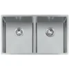 Caple Mode 2 Bowl Inset/Undermount Brushed Stainless Steel Sink & Waste Kit - 750 x 440mm