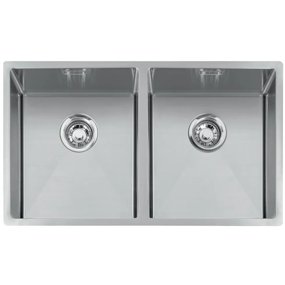 Caple Mode 2 Bowl Inset/Undermount Brushed Stainless Steel Sink & Waste Kit - 750 x 440mm