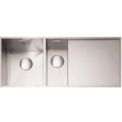 Caple Nada 1.5 Bowl Satin Stainless Steel Sink & Waste Kit - 1010 x 440mm