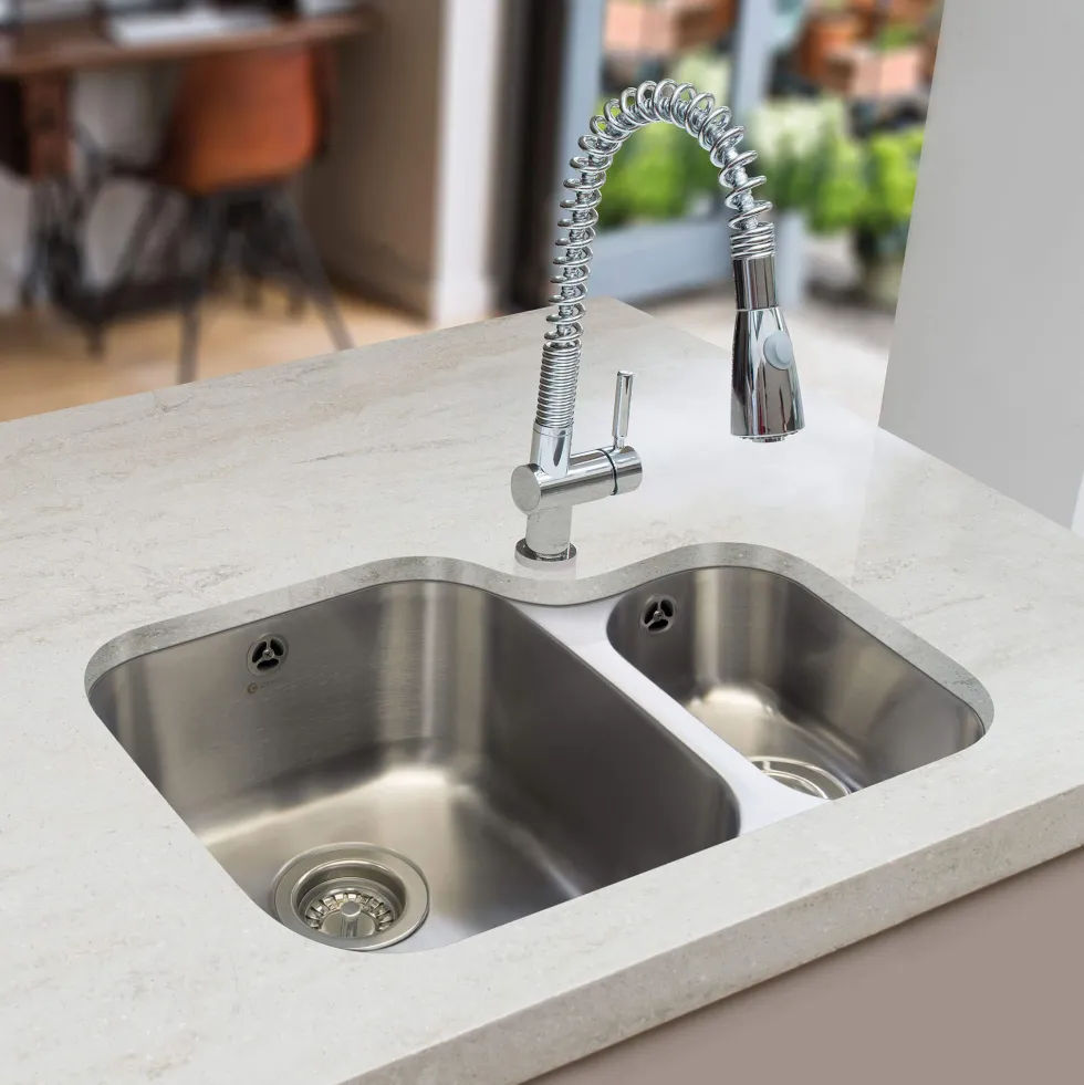 Caple Spiro Single Lever Mono Pull Out Spray Tap - Chrome