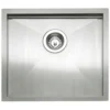 Caple Zero Inset or Undermount Brushed Stainless Steel Drainer & Waste Kit - 500 x 450mm