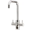 Caple Zuben Quad Twin Lever WRAS Approved Mono Kitchen Mixer - Chrome