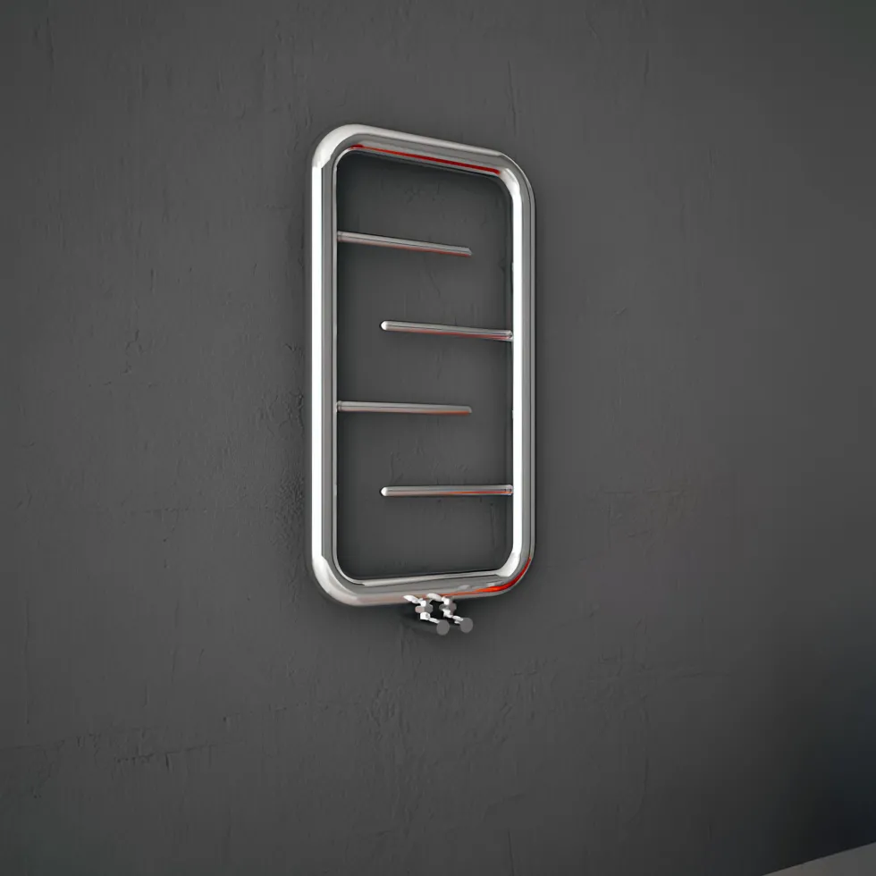 Carisa Aren Ladder Stainless Steel Designer Heated Towel Rail
