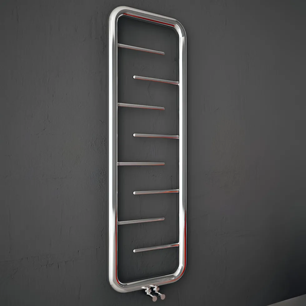 Carisa Aren Ladder Stainless Steel Designer Heated Towel Rail