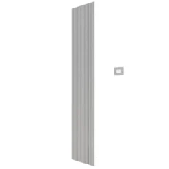 Carisa Boreas M Vertical Electric Single Panel Aluminium Radiator with Smart Wifi Thermostat