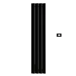 Carisa Boreas S Vertical Electric Single Panel Aluminium Radiator with Smart Wifi Thermostat