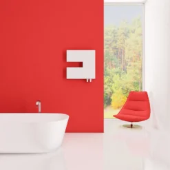 Carisa Coventry Steel Flat Panel Heated Towel Rail - 470 x 470mm