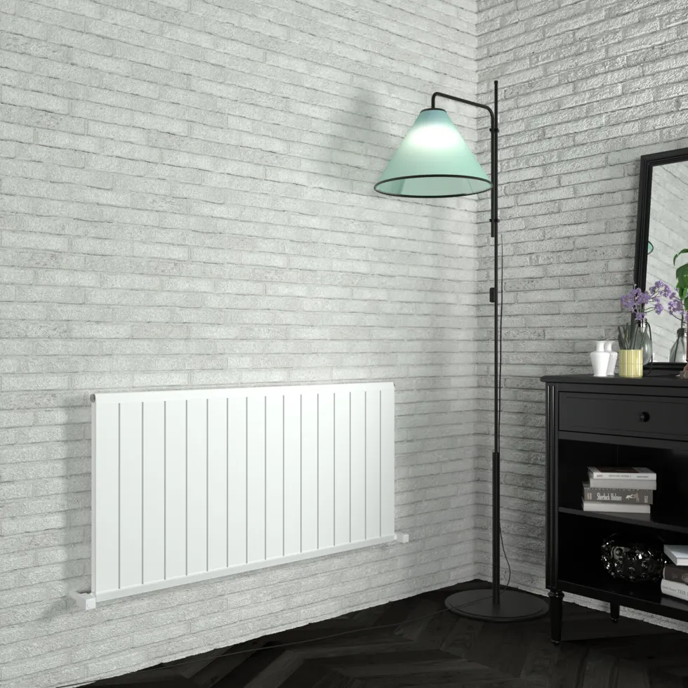 Carisa Elite Flat Panel Textured Horizontal Aluminium Radiator