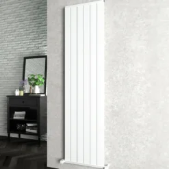 Carisa Elite Flat Panel Textured Vertical Aluminium Radiator