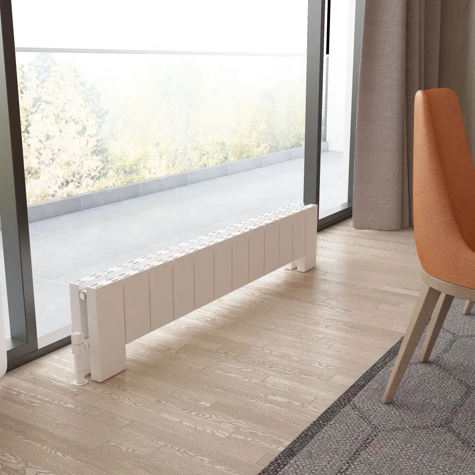 Carisa Elvino Floorstanding Panel Designer Aluminium Radiator