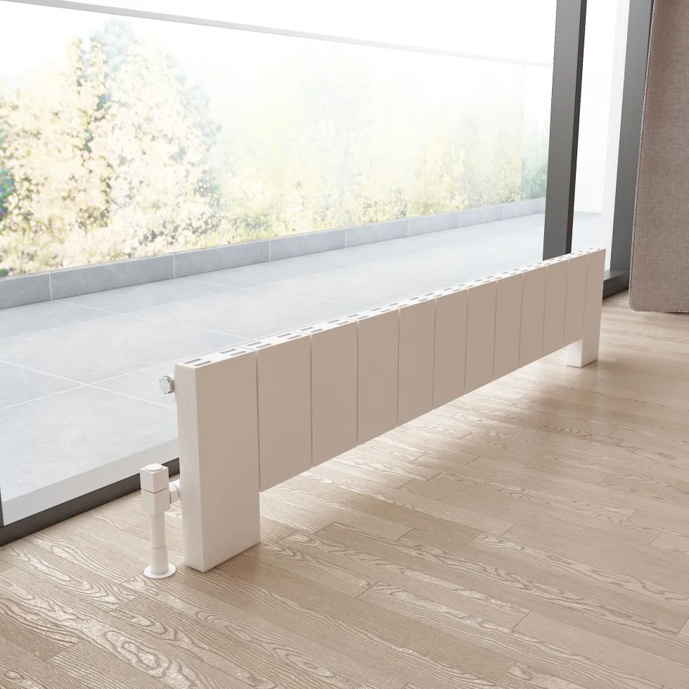 Carisa Elvino Floorstanding Panel Designer Aluminium Radiator