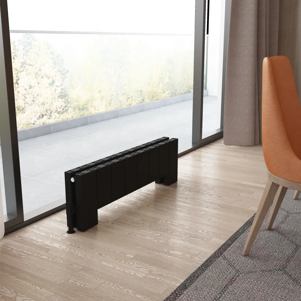 Carisa Elvino Floorstanding Panel Designer Aluminium Radiator