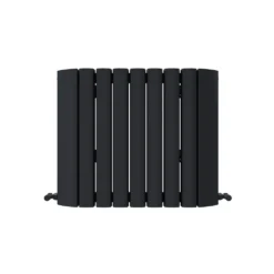 Carisa Gaia Oval Single Panel Horizontal Aluminium Radiator