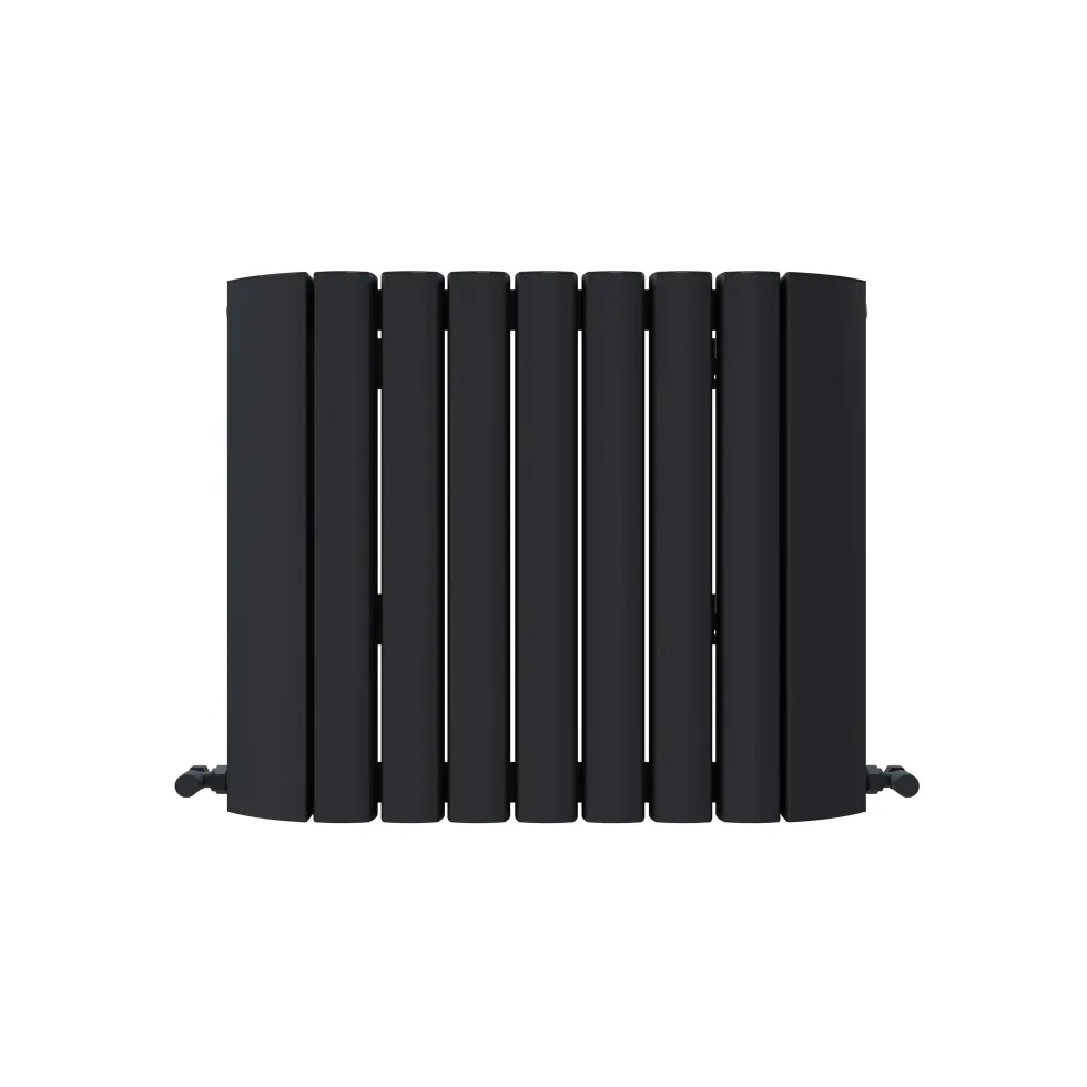 Carisa Gaia Oval Single Panel Horizontal Aluminium Radiator