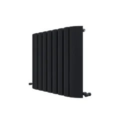 Carisa Gaia Oval Single Panel Horizontal Aluminium Radiator