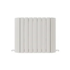 Carisa Gaia Oval Single Panel Horizontal Aluminium Radiator