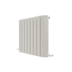 Carisa Gaia Oval Single Panel Horizontal Aluminium Radiator