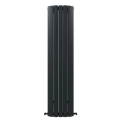 Carisa Gaia Oval Single Panel Vertical Aluminium Radiator