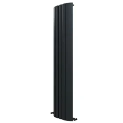 Carisa Gaia Oval Single Panel Vertical Aluminium Radiator