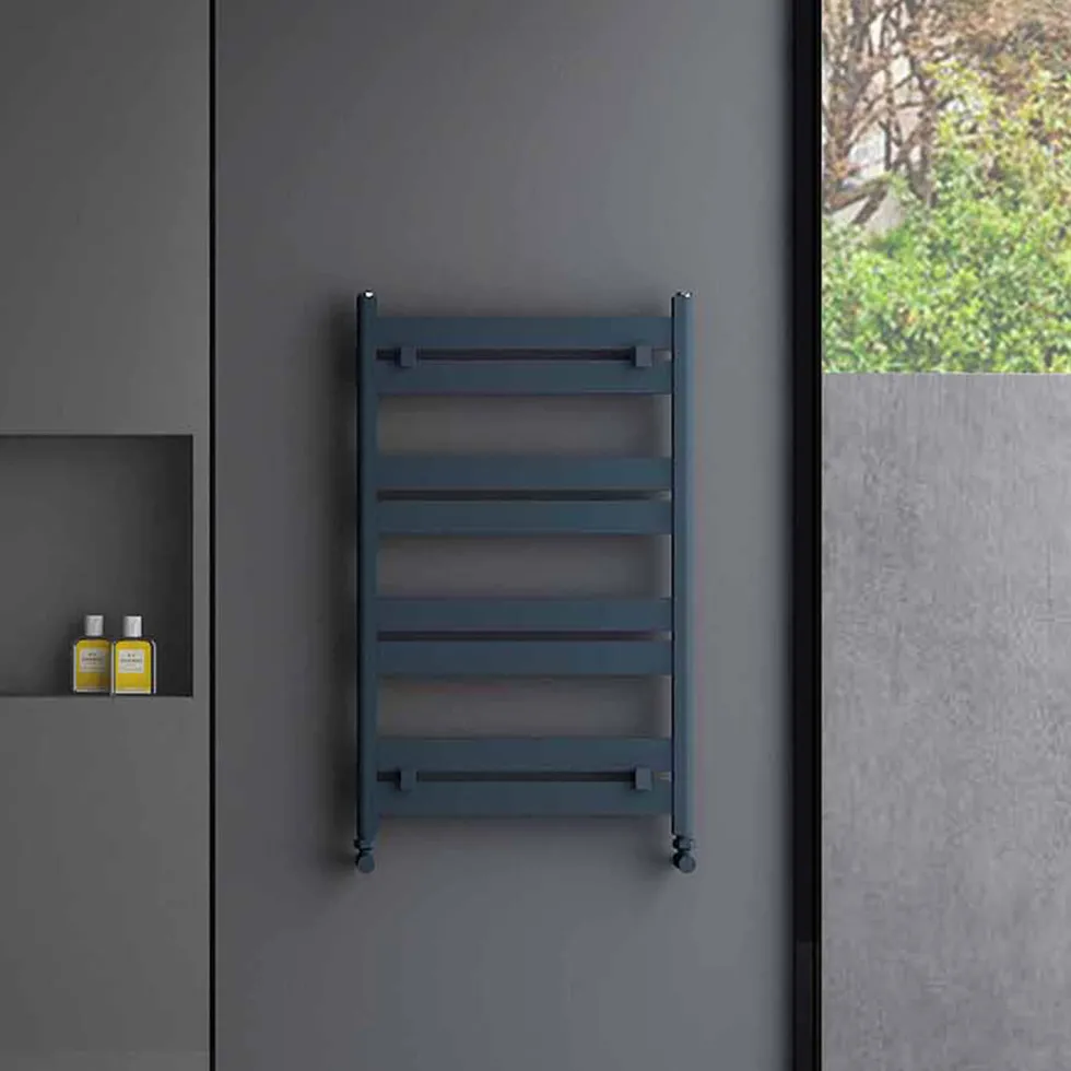 Carisa Ligne Flat Panel Aluminium Heated Towel Rail