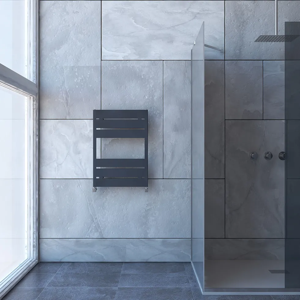 Carisa Mack Bath Aluminium Heated Towel Rail
