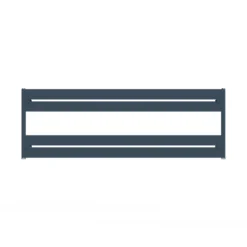 Carisa Mack Bath Horizontal Aluminium Heated Towel Rail - 505 x 1500mm