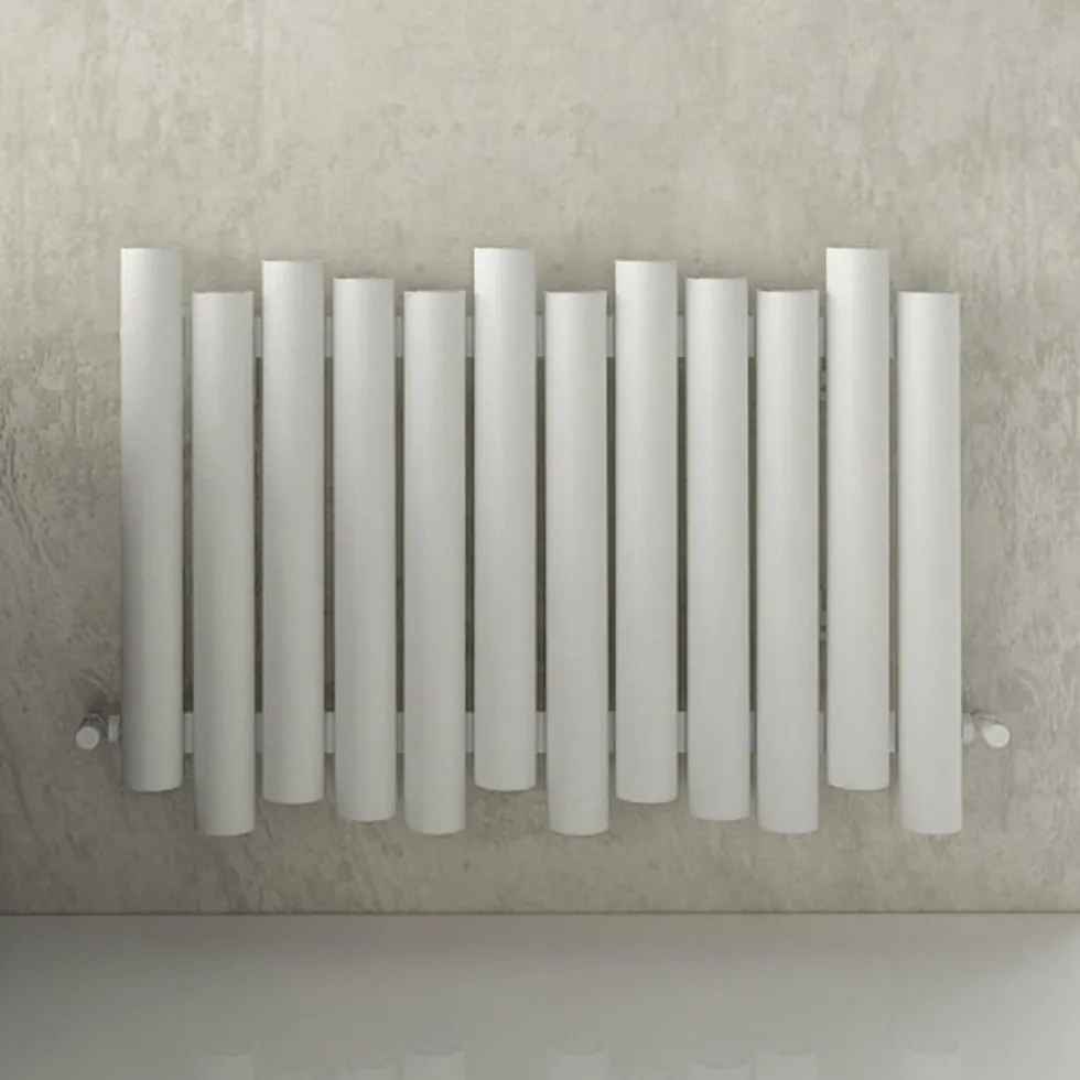 Carisa Motion Single Oval Panel Horizontal Aluminium Radiator