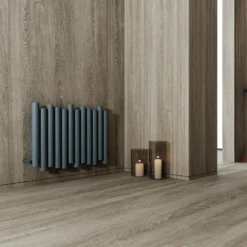 Carisa Motion Single Oval Panel Horizontal Aluminium Radiator