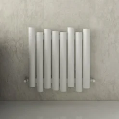 Carisa Motion Single Oval Panel Horizontal Aluminium Radiator